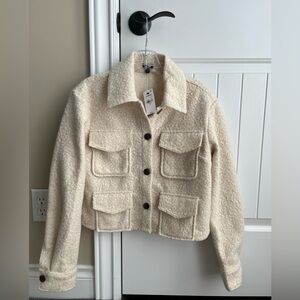 NWT Express Boucle Utility Jacket